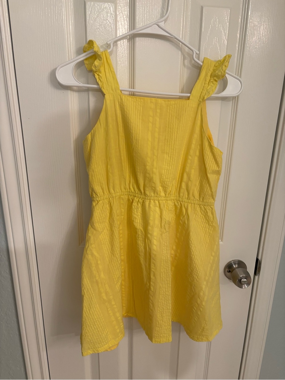 Girls Copper Key yellow sundress large